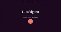 Desktop Screenshot of lucavigano.com