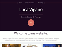 Tablet Screenshot of lucavigano.com